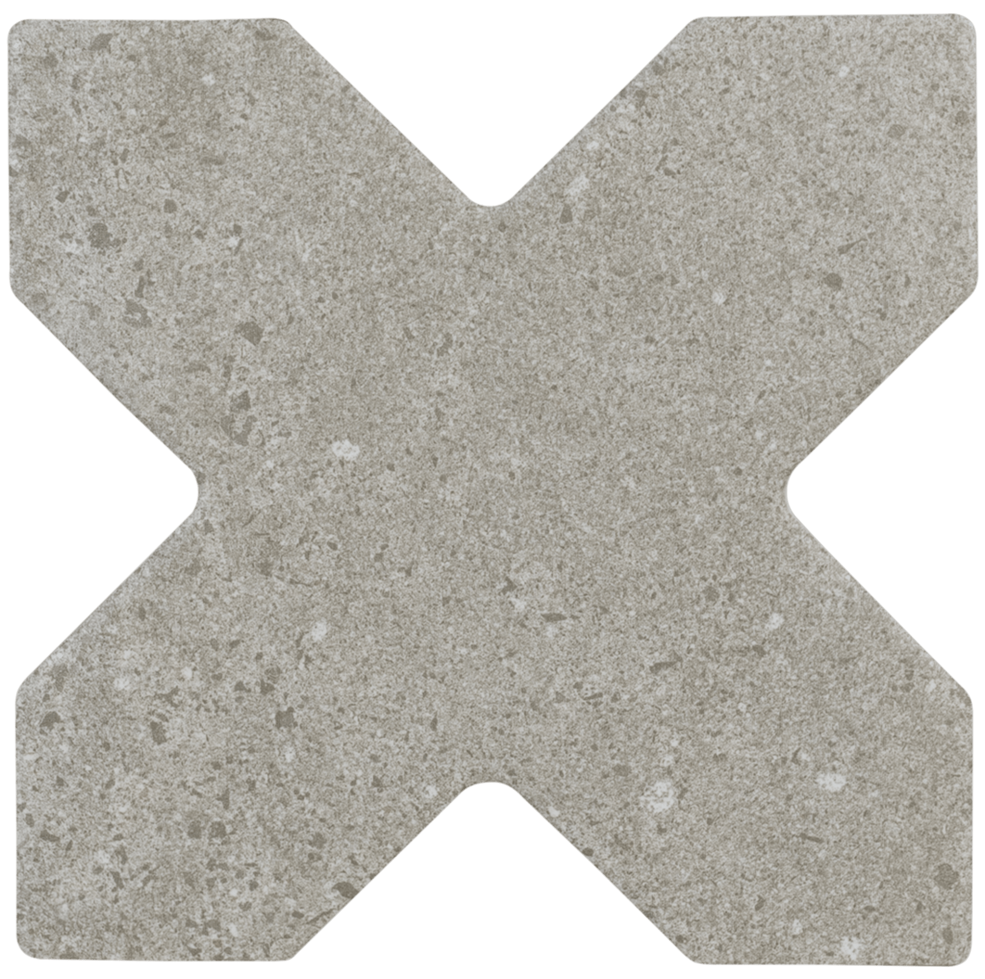 Elda Cross Grey 12x12cm.