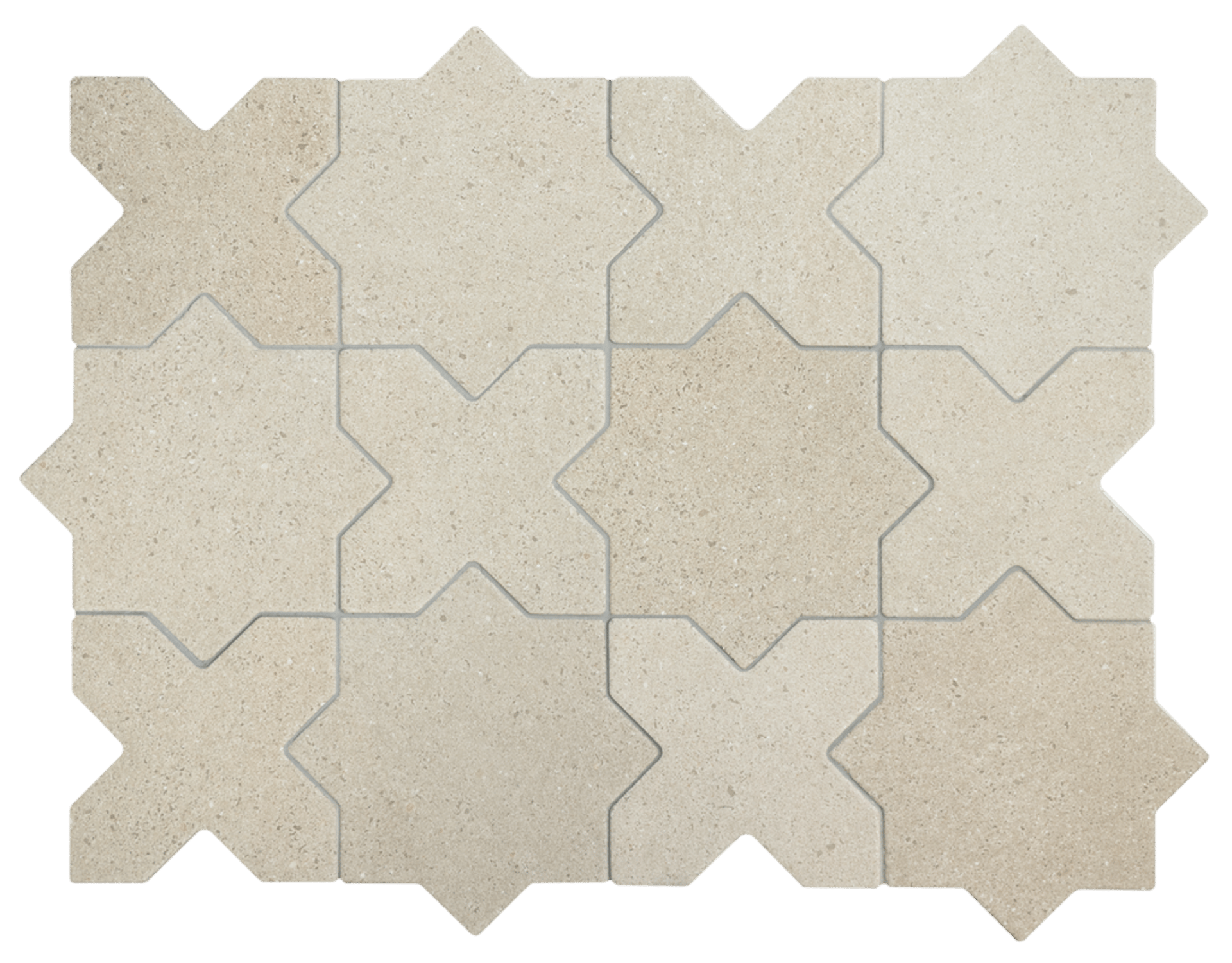 Elda Cross Sand 12x12cm.