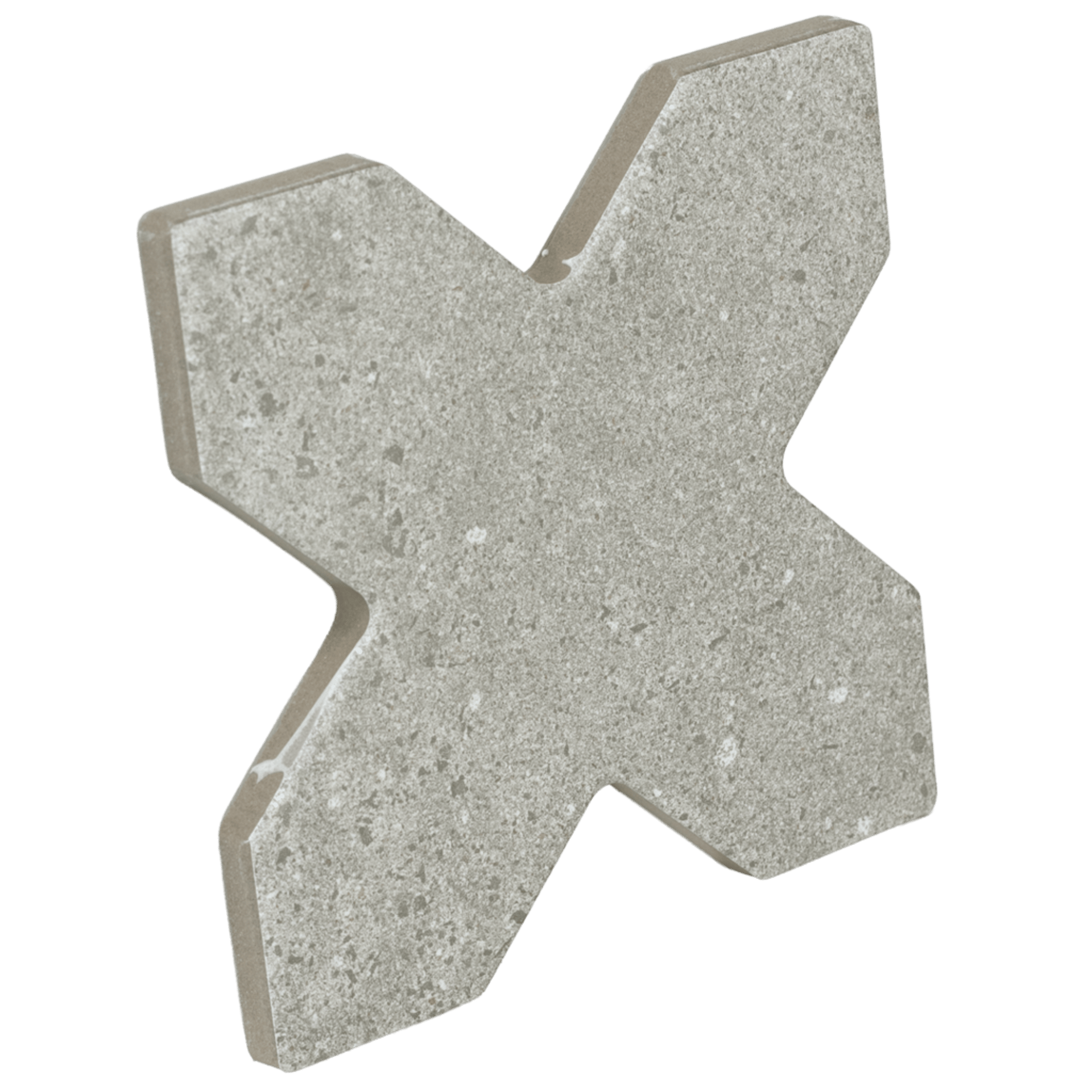 Elda Cross Grey 12x12cm.
