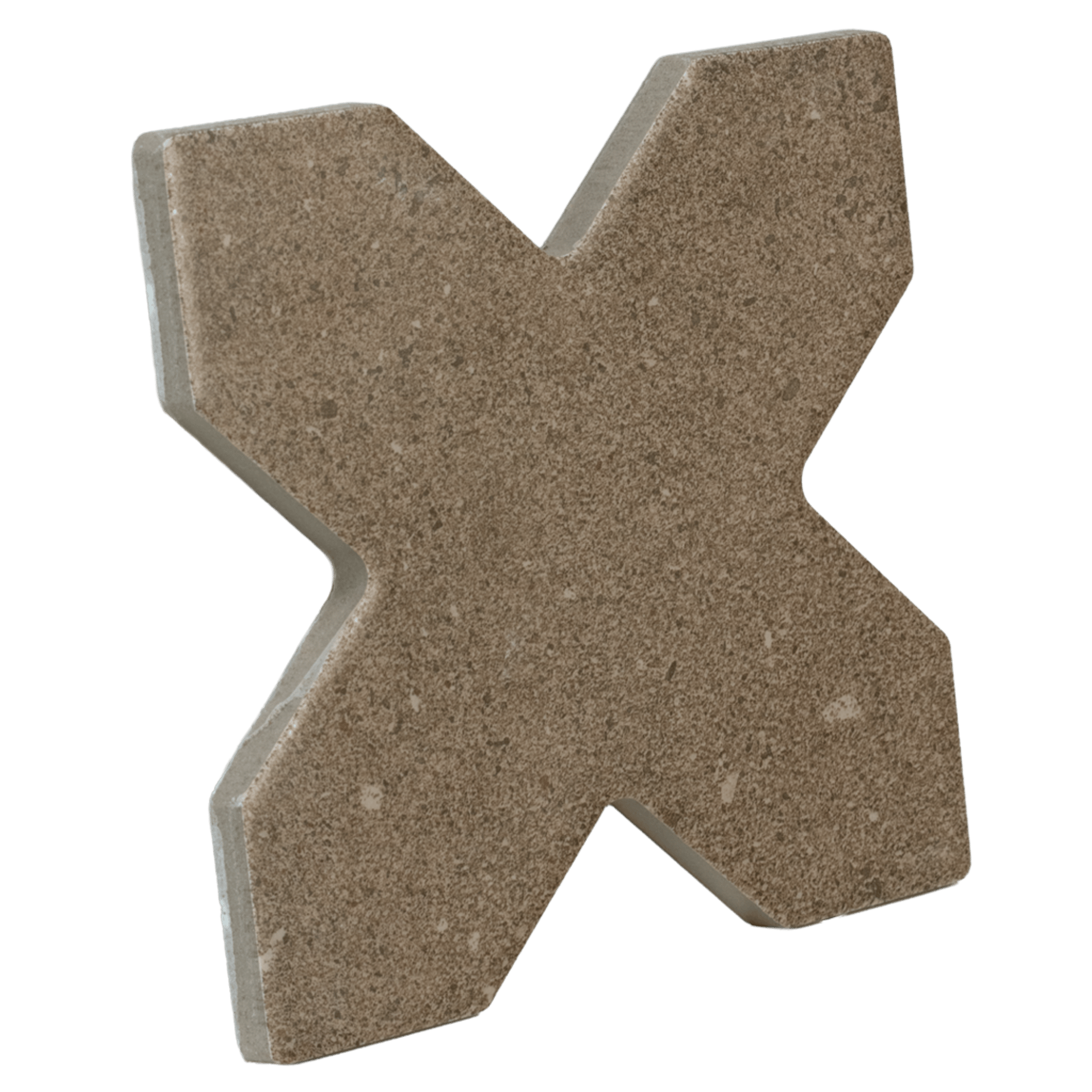 Elda Cross Coffee 12x12cm.