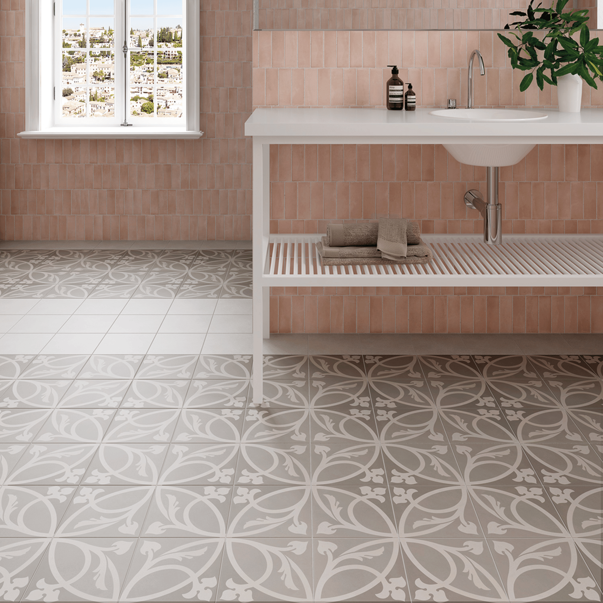 Azulejo Coco Orchard Pink Matt 5X15cm. · NAIS