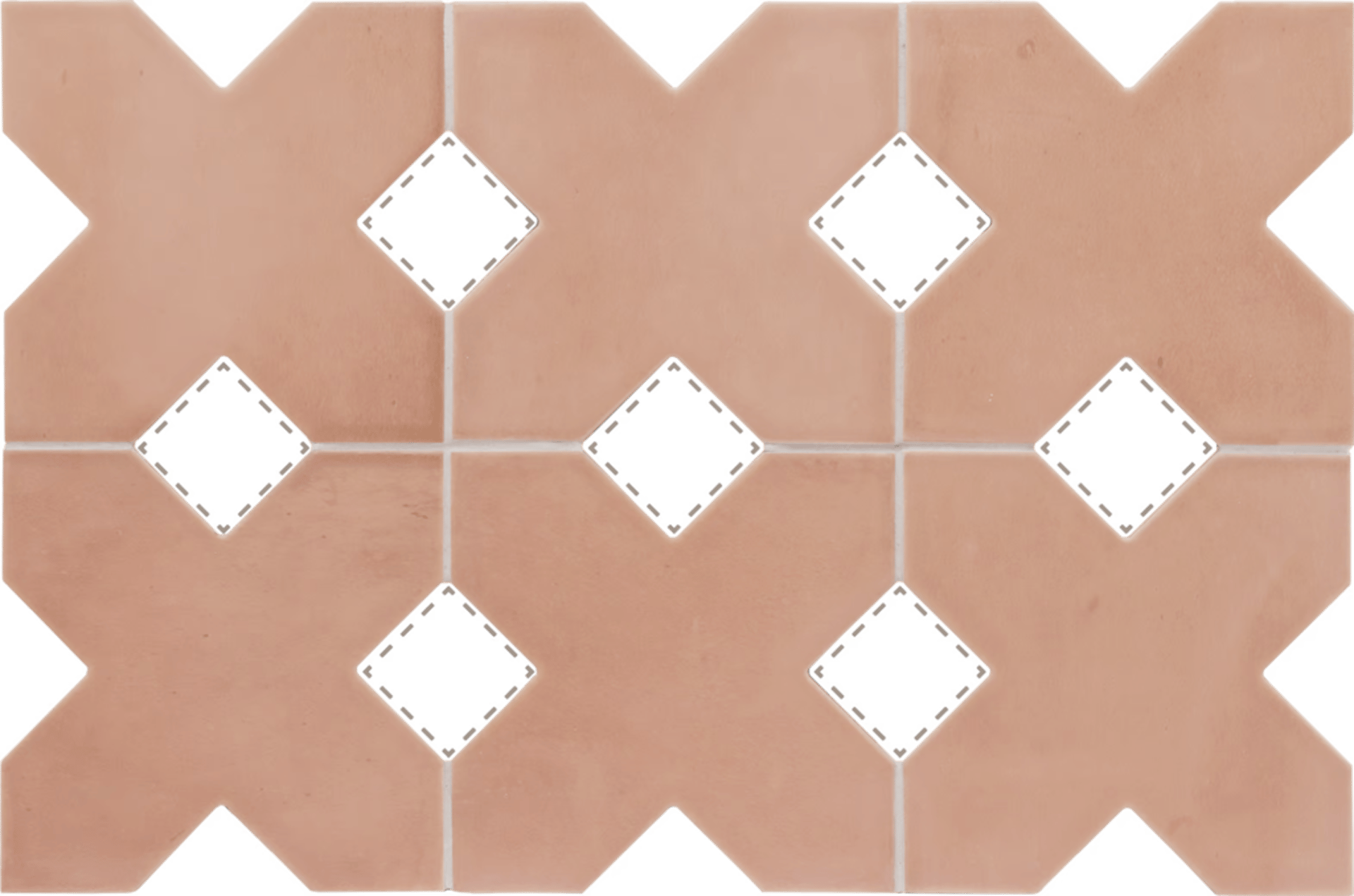 Kasbah Terracotta 12X12cm.