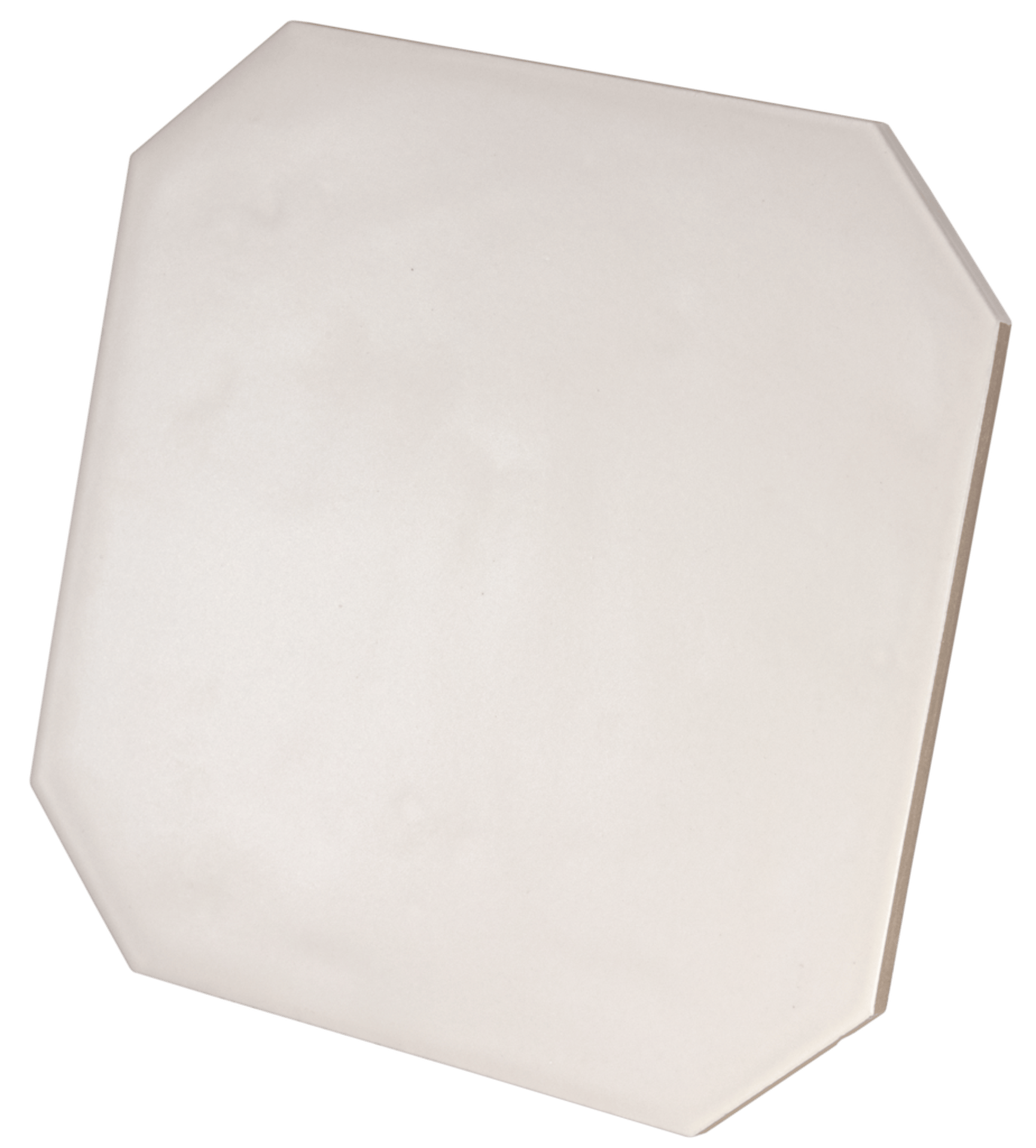 Octagon Blanco Mate 20X20cm.