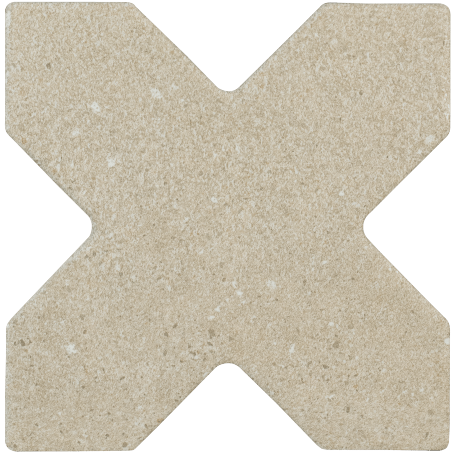 Elda Cross Sand 12x12cm.