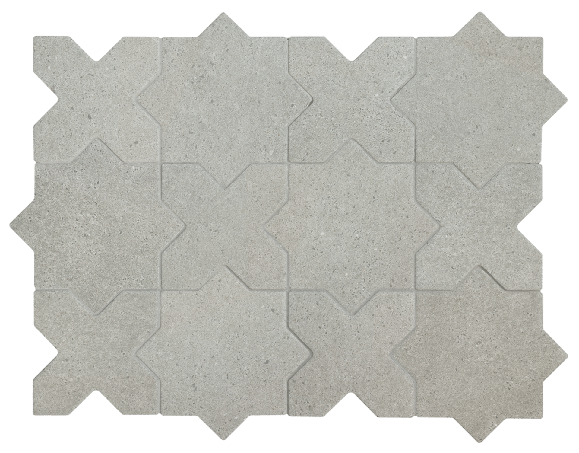 Elda Cross Grey 12x12cm.