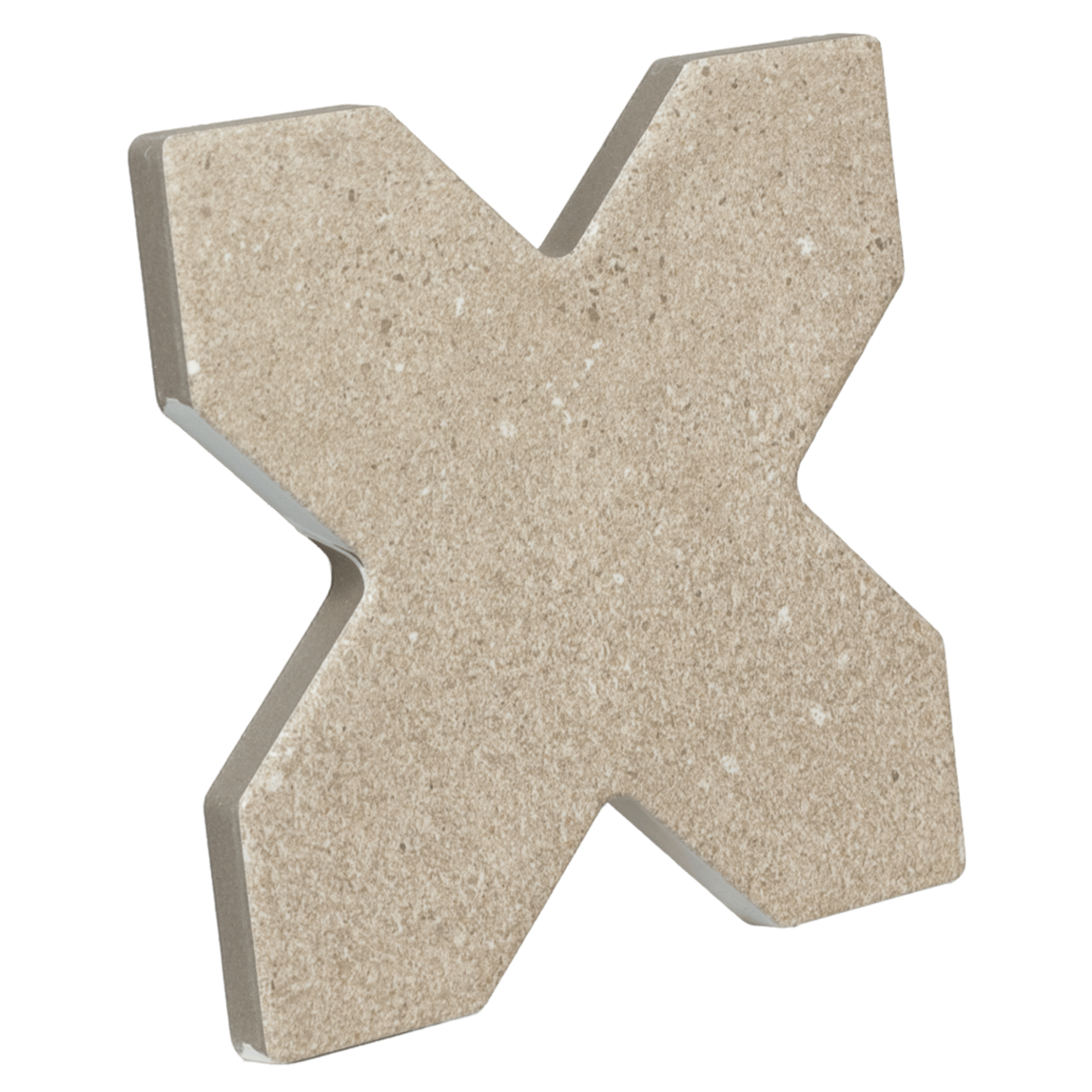 Elda Cross Sand 12x12cm.