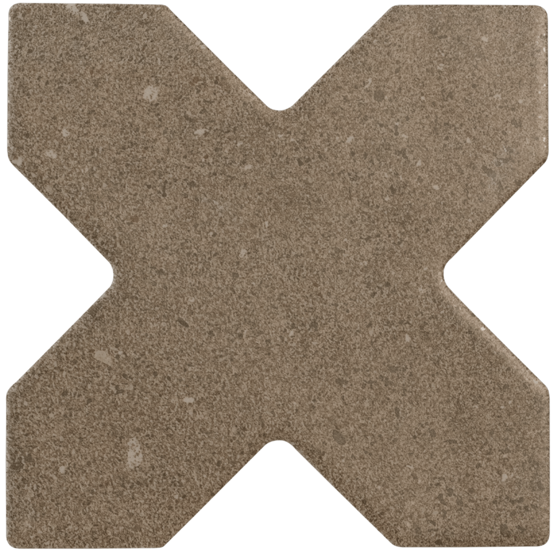Elda Cross Coffee 12x12cm.