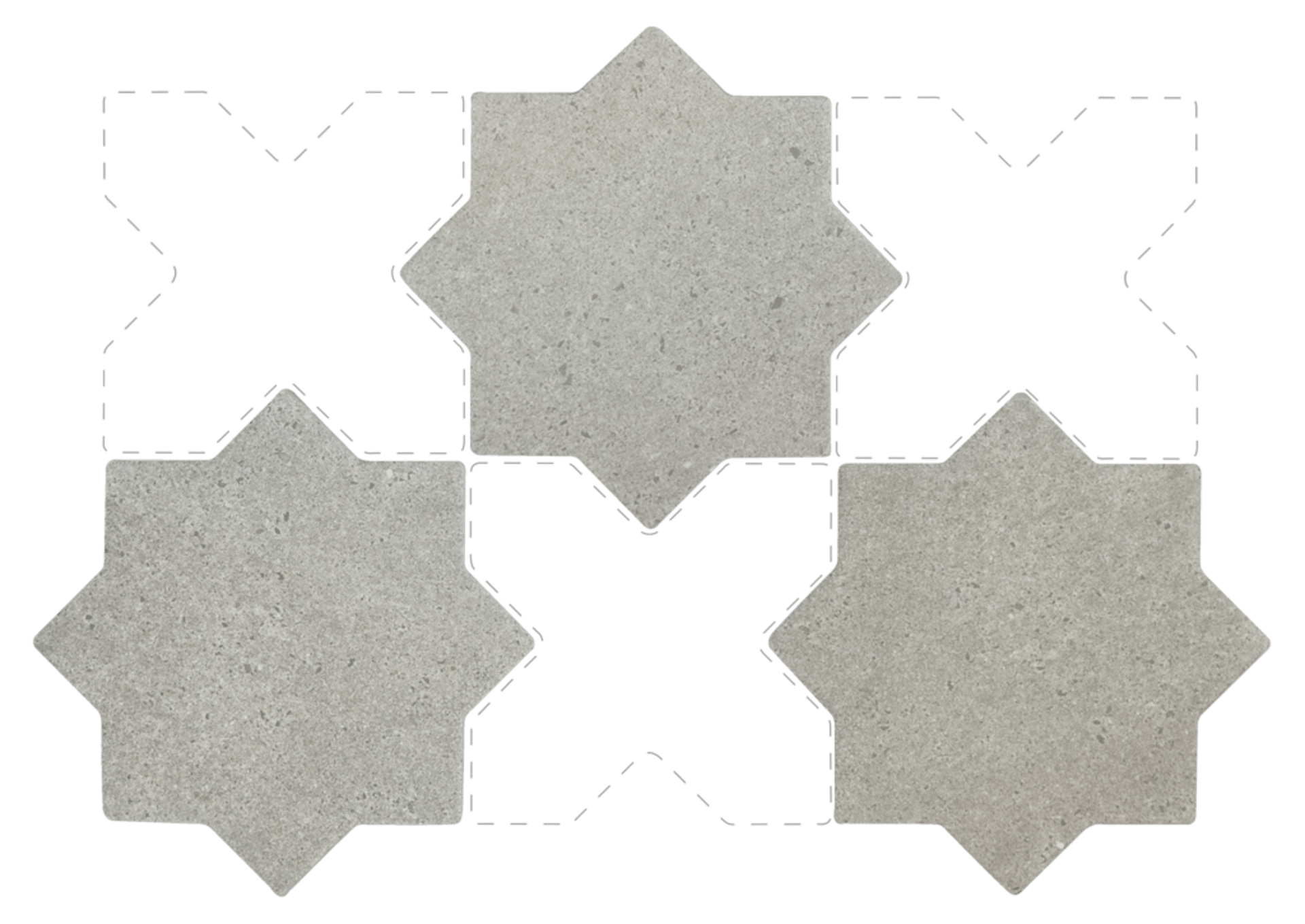 Elda Star Grey 16,8x16,8cm.