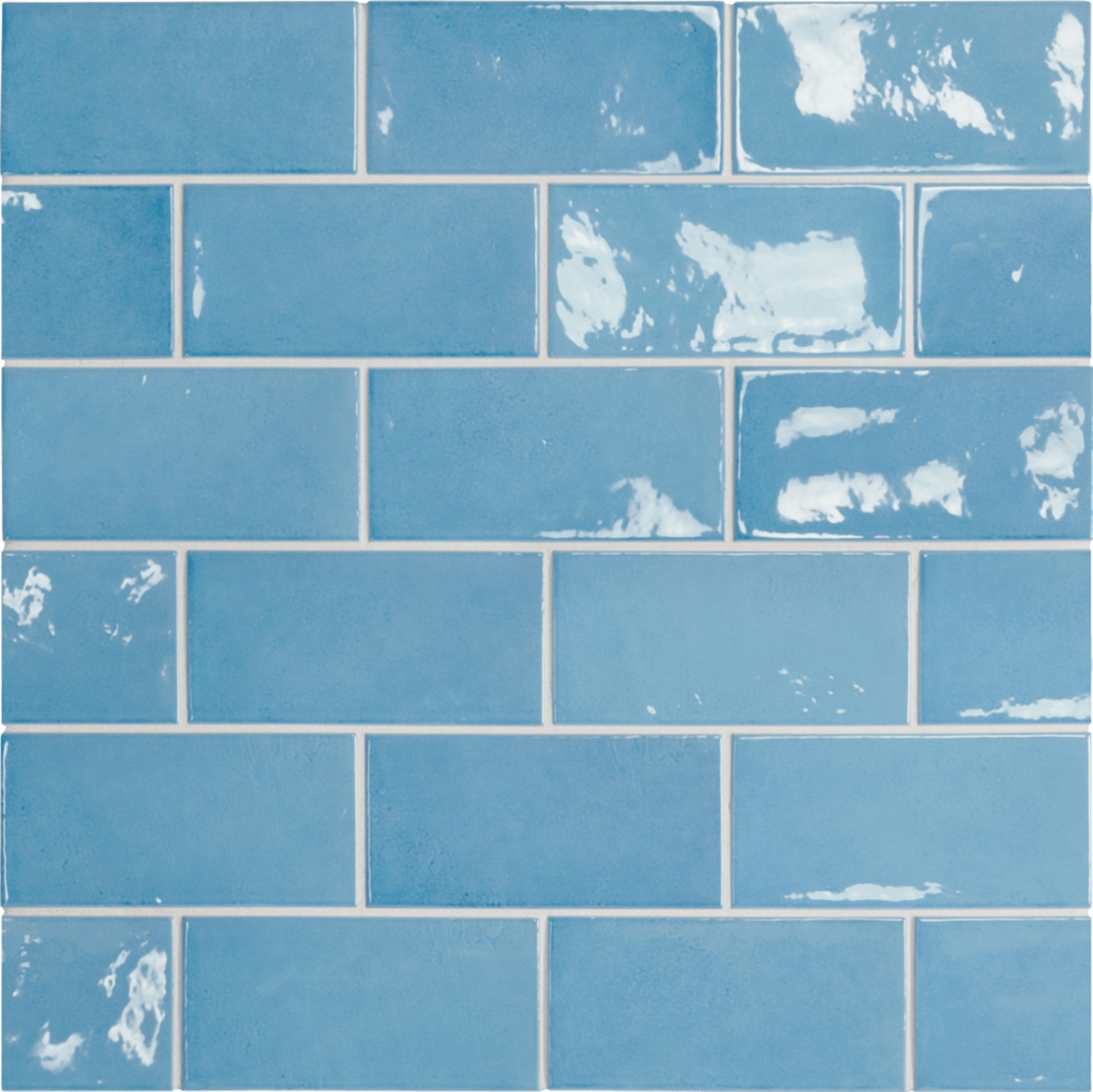 Village Azure Blue 6,5x13,2cm.