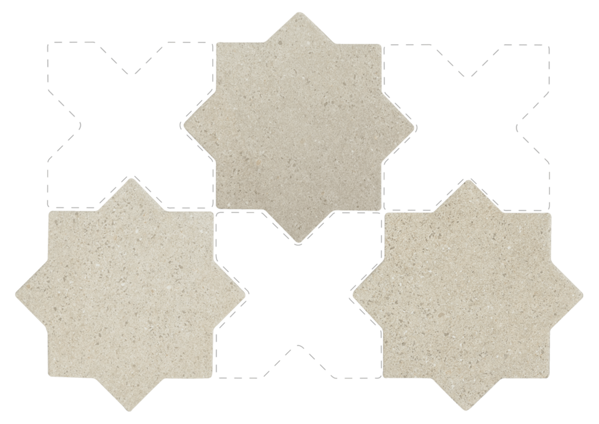 Elda Star Sand 16,8x16,8cm.